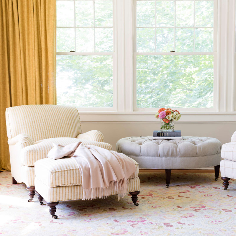 Dash and Albert Rugs Ines Paisley Hand Hooked Wool Beige/Pink/Yellow